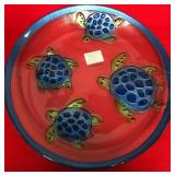 43 - SEA TURTLE GLASS PLATTER