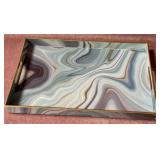 43 - DECORATIVE SERVING TRAY (T11)