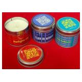 43 - MUSIC THEMED SCENTED TIN CANDLES (C44)