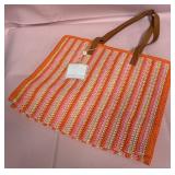 9 - STRIPED SPRING TOTE BAG (E72)