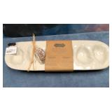 43 - ELEGANT OYSTER SEAFOOD SERVING PLATTER (D67)