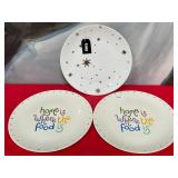 43 - DECORATIVE STAR AND QUOTE PLATES (C102)