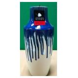 43 - THREE HANDS DRIP GLASS DECORATIVE VASE (S169)
