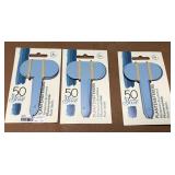 43 - THREE SETS PLANT LABEL STAKES (S57)