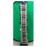 43 - LARGE LOT OF SUNGLASSES WITH DISPLAY
