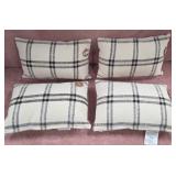 9 - LOT OF FOUR ACCENT PILLOWS (F99)