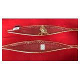 43 - GLASS FISH SERVING PLATTERS