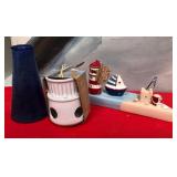 43 - COASTAL DECOR FIGURINE SET