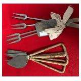 43 - CHEESE FORKS AND SPREADERS