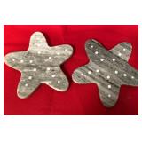 43 - STONE STAR COASTERS SET
