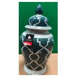 43 - CERAMIC GINGER JAR (P12)