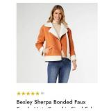 9 - COCO+CARMEN BEXLEY SHERPA FAUX SUEDE JACKET