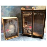 43 - WINE CORK DISPLAY CABINET SET (D68)