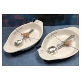 43 - SLAW AND ORDER SERVING SET (D74)