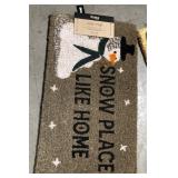 43 - TAG COIR SNOW PLACE LIKE HOME DOOR MAT (S154)