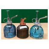 43 - LOT OF THREE PLANT MISTERS (S48)