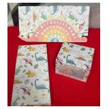 43 - ADORABLE DINOSAUR BABY GIFT SET (C63)