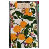 43 - TAG COIR ORANGES DOOR MAT (S107)