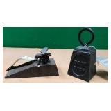 43 - TWO CAST IRON DOOR STOPS (S78)