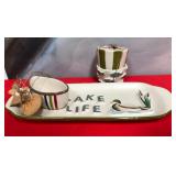 43 - LAKE LIFE SERVING SET (B39)