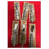 43 - NAUTICAL THEMED CHEESE SPREADERS (B24)