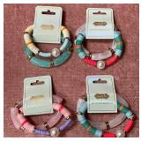 9 - LOT OF MUDPIE BRACELETS (W128)