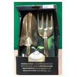 43 - GOLD-TONE GARDEN TOOL SET (S69)