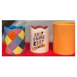 43 - COLORFUL INSPIRATIONAL PLANT POTS (C105)