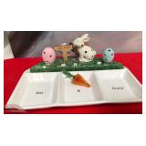43 - CERAMIC EASTER SERVING TRAY (B67)