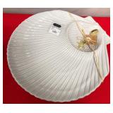 43 - LARGE CERAMIC SHELL PLATTER