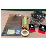 43 - BEESWAX WRAPS, PLANT HANGER, VOTIVE HOLDER