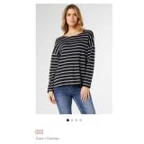 9 - COCO+CARMEN STRIPED SWEATER TOP SIZE S/M (F17)