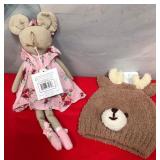 43 - CLOTH DOLL AND TODDLER HAT