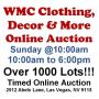Sun.@10am - WMC Clothing, Decor & More Online Auction 3/1