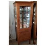 Z - VINTAGE DISPLAY CABINET  60X17X22" (A29)