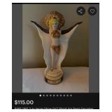 Z - TWO ART DECO SHOWGIRL DECANTERS (L82)