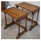 Z - SET OF TWO NESTING TABLES (L182)