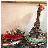 Z - MUSICAR CAR & EIFFEL TOWER COLLECTIBLES (A186)