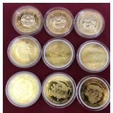 Z - NINE CASINO GAMING TOKENS (A184)