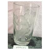 Z - VINTAGE VERLYS CRYSTAL VASE 9"T (A65)