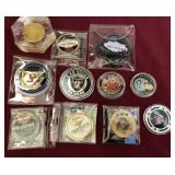 Z - MIXED LOT OF CASINO & LV RAIDERS COLLECTIBLES