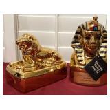Z - MGM GRAND LION & TUTANKHAMUN DECANTER (L81)