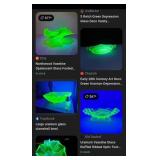 Z - TWO PIECES COLLECTIBLE URANIUM GLASS (L29)