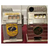 Z - TWO SLOT MACHINE SOUVENIR COIN BANKS (L104)