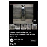 Z - VINTAGE FIRE EXTINGUISHER (A62)