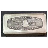 FRANKLIN MINT 1000 GRAINS STERLING SILVER (733 D)