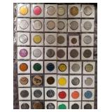 LOT OF CASINO TOKENS (465 B)