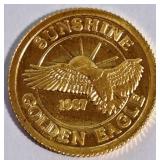 SUNSHINE MINT 1/10 .999 GOLD COIN (827)