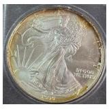 1995 - 1oz FINE SILVER ONE DOLLAR (579 AF)
