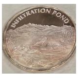 .999 FINE SILV ER ONE TROY OUNCE (991 L)